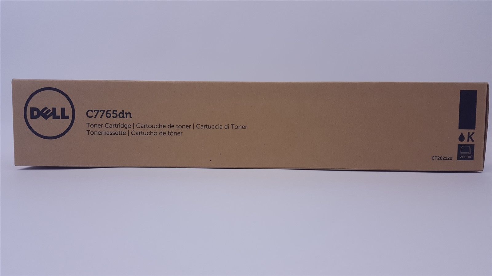 Genuine Dell C7765dn High Capacity 26000 Pages Black Toner Cartridge PVNG5 New
