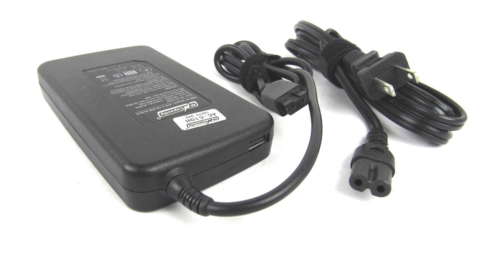 Universal AC Adapter w/ Power Cord for Laptops 19V 4.74A 90W RF-ACU9025 No Tips