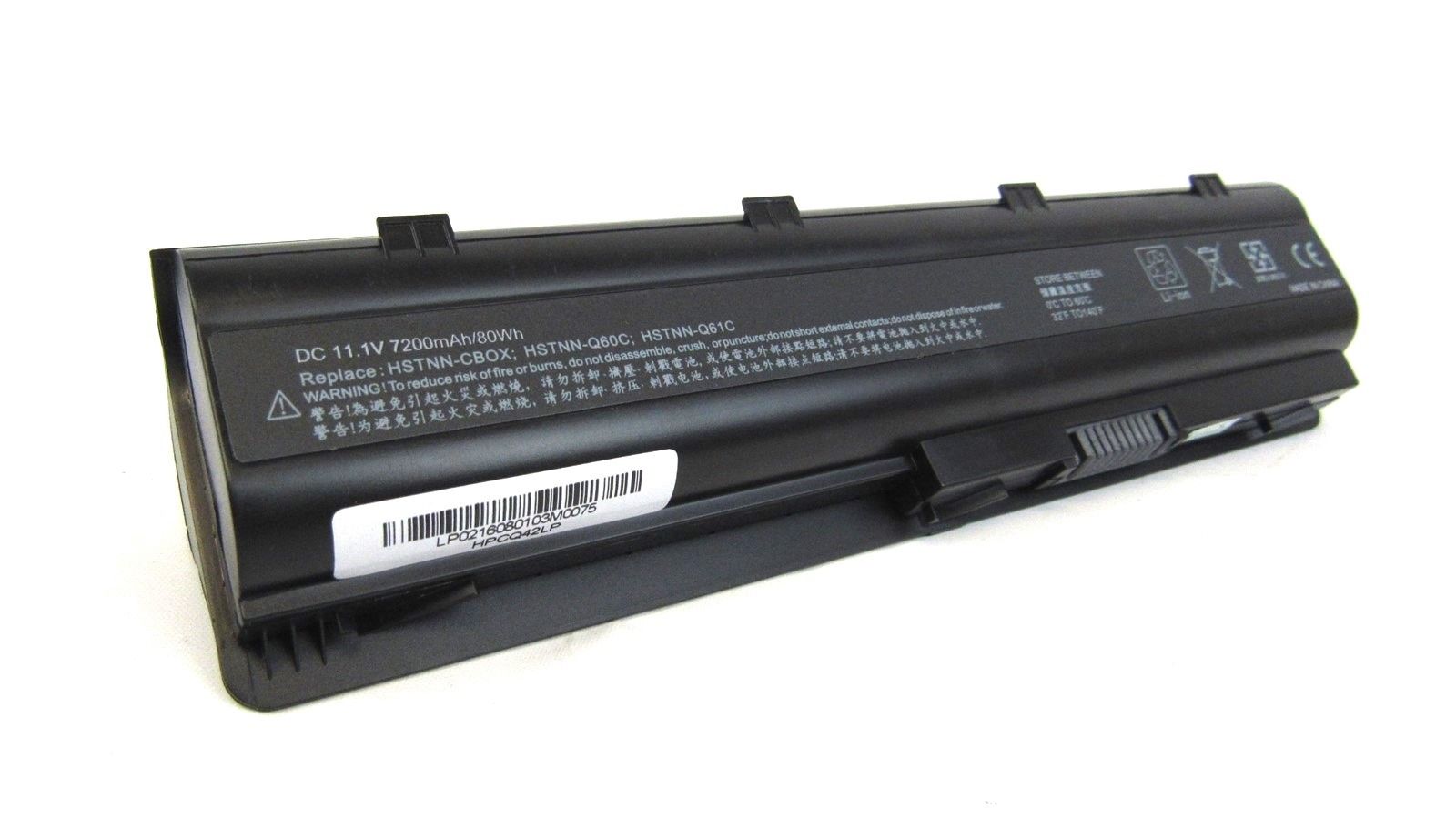 Battery for HP Compaq Presario CQ42 CQ32 G62 11.1V 7200mAh HSTNN-CBOX HSTNN-Q60C