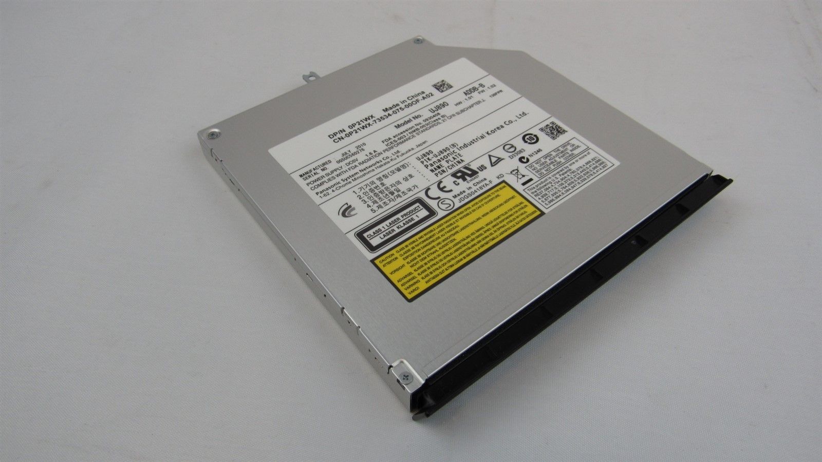Dell 8X SATA CD/DVD-RW Laptop Optical Drive for Inspiron P21WX 0P21WX