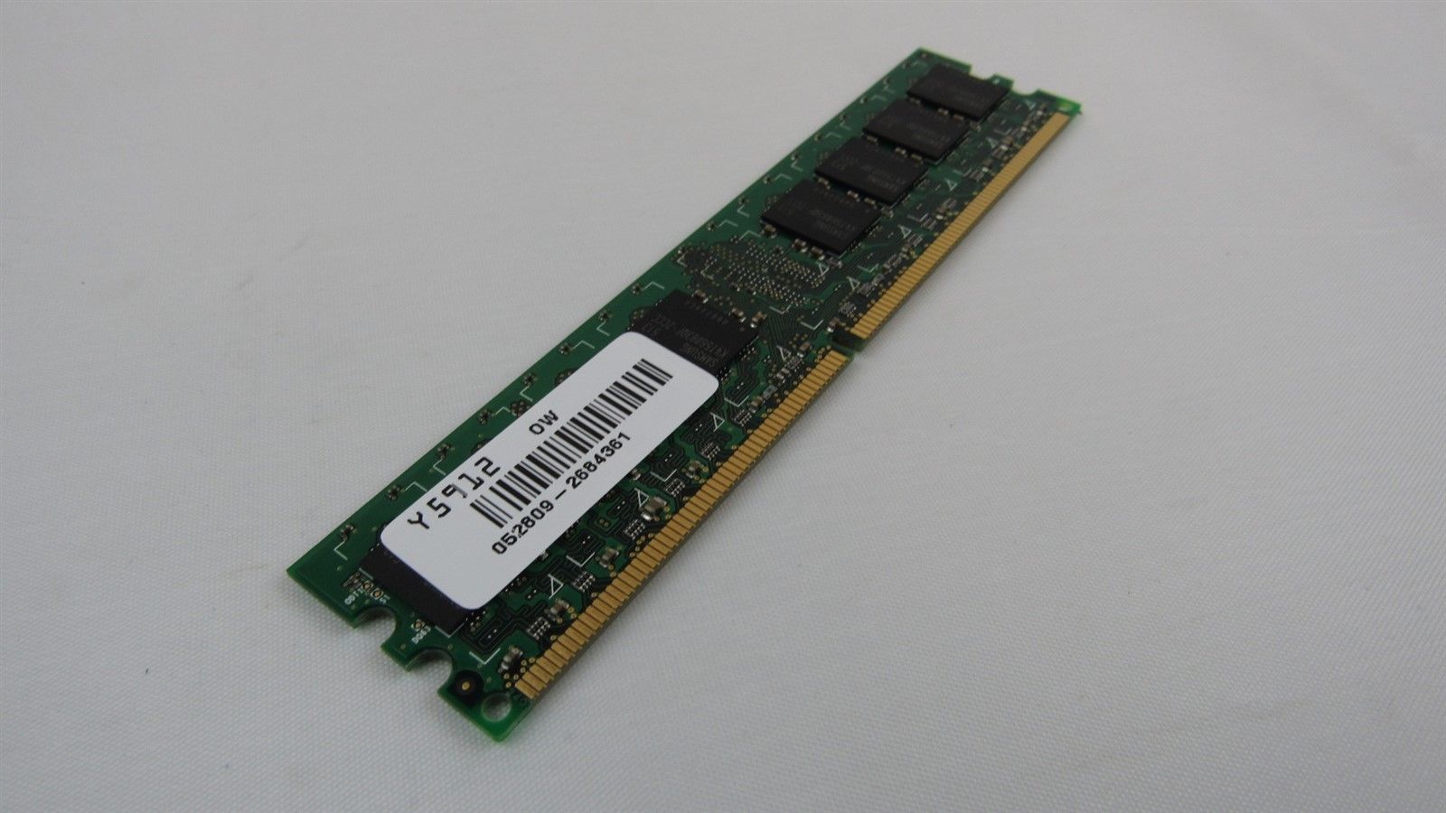 Dell 512MB PC2-3200 DDR2-400MHz non-ECC CL3 240-Pin DIMM Memory Y5912 0Y5912