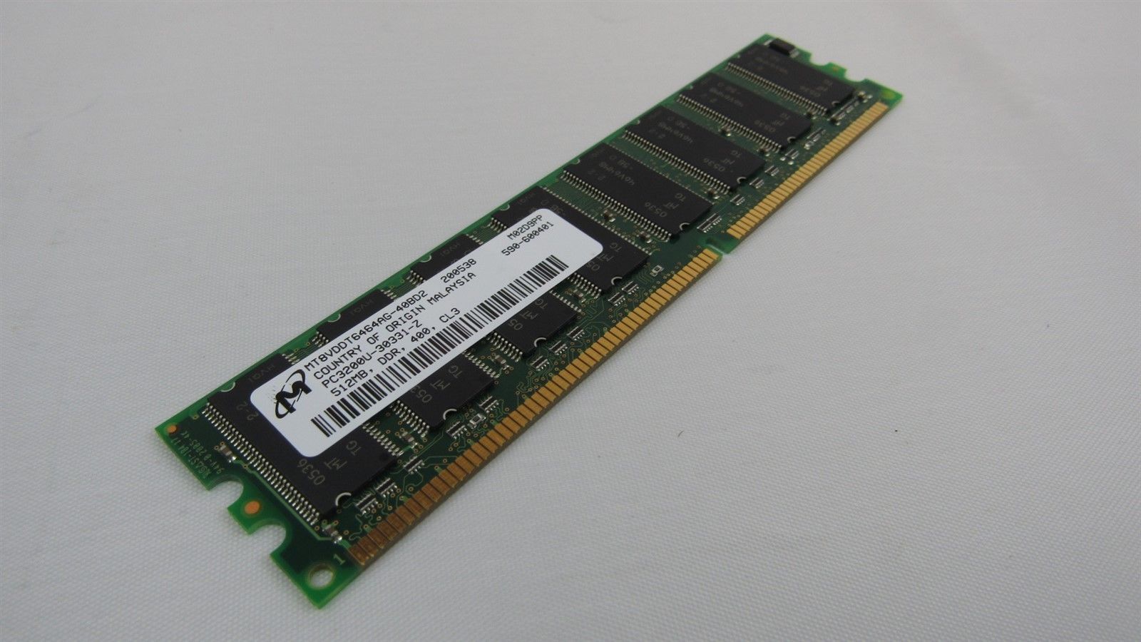 Dell 512MB PC-3200 DDR-400MHz non-ECC 184-Pin DIMM Memory K4230 0K4230