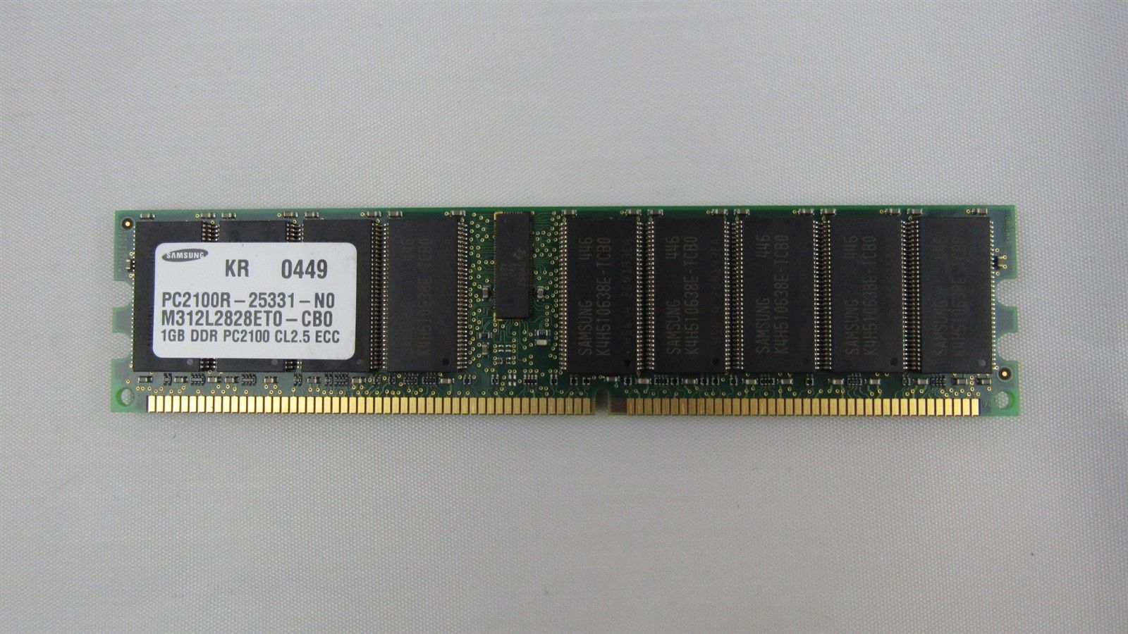 Dell 1GB PC-2100 DDR-266MHz ECC 184-Pin DIMM Memory 9U175 09U175