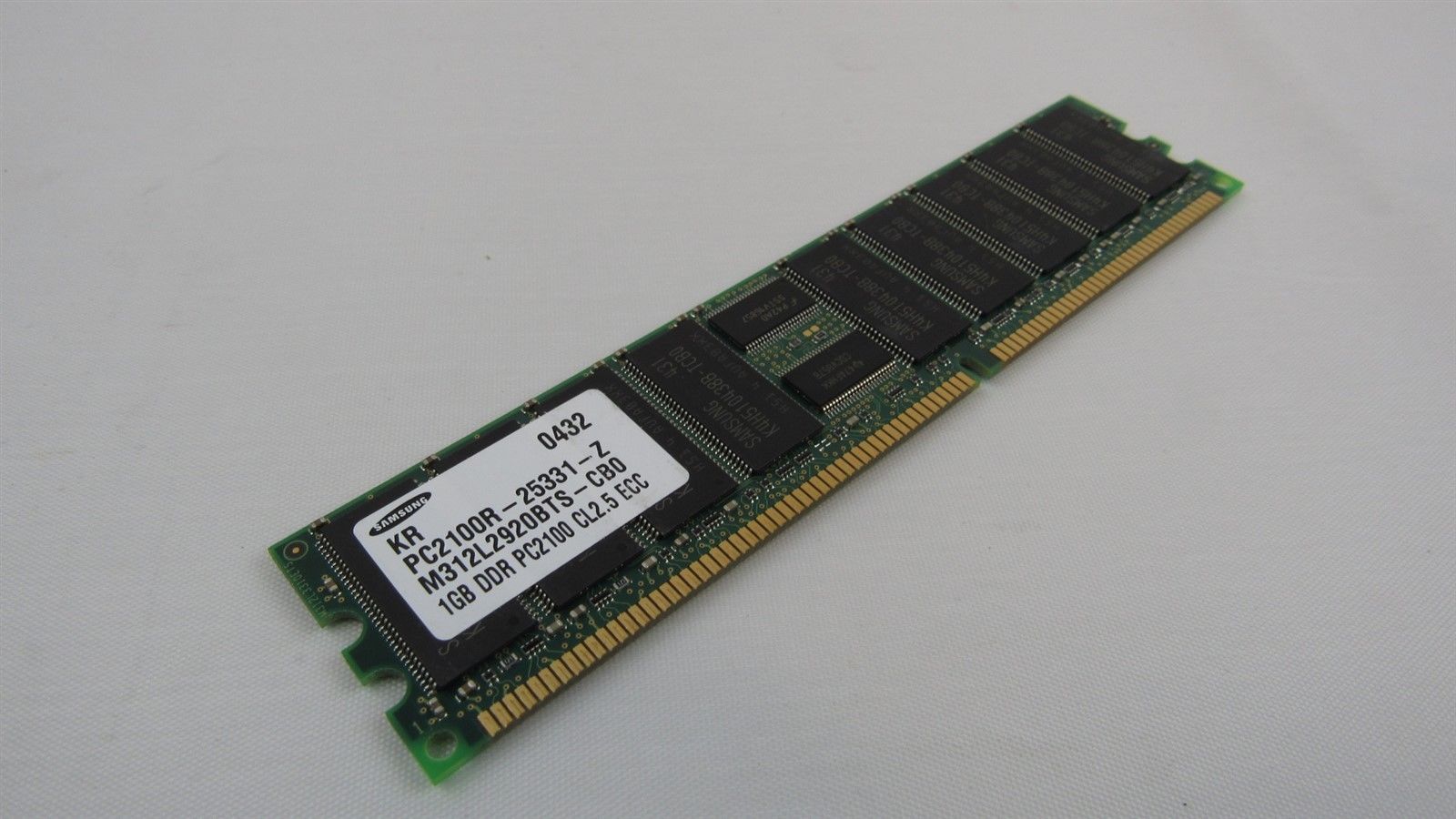 Dell 1GB PC-2100 DDR-266MHz ECC CL2.5 184-Pin DIMM Memory Module X2535 0X2535