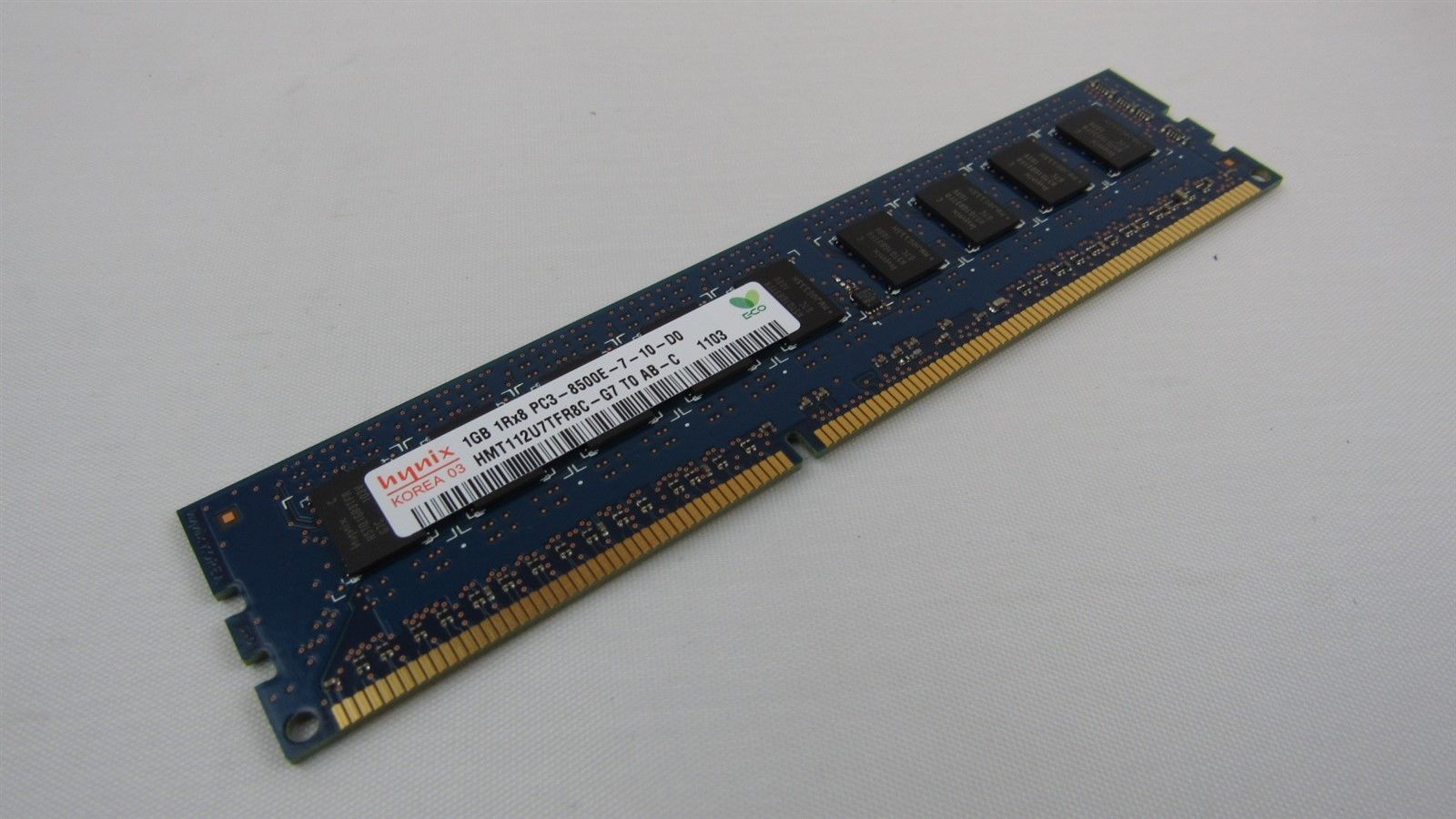 Dell 1GB PC3-8500 DDR3-1066MHz ECC CL7 240-Pin DIMM Memory G481D 0G481D