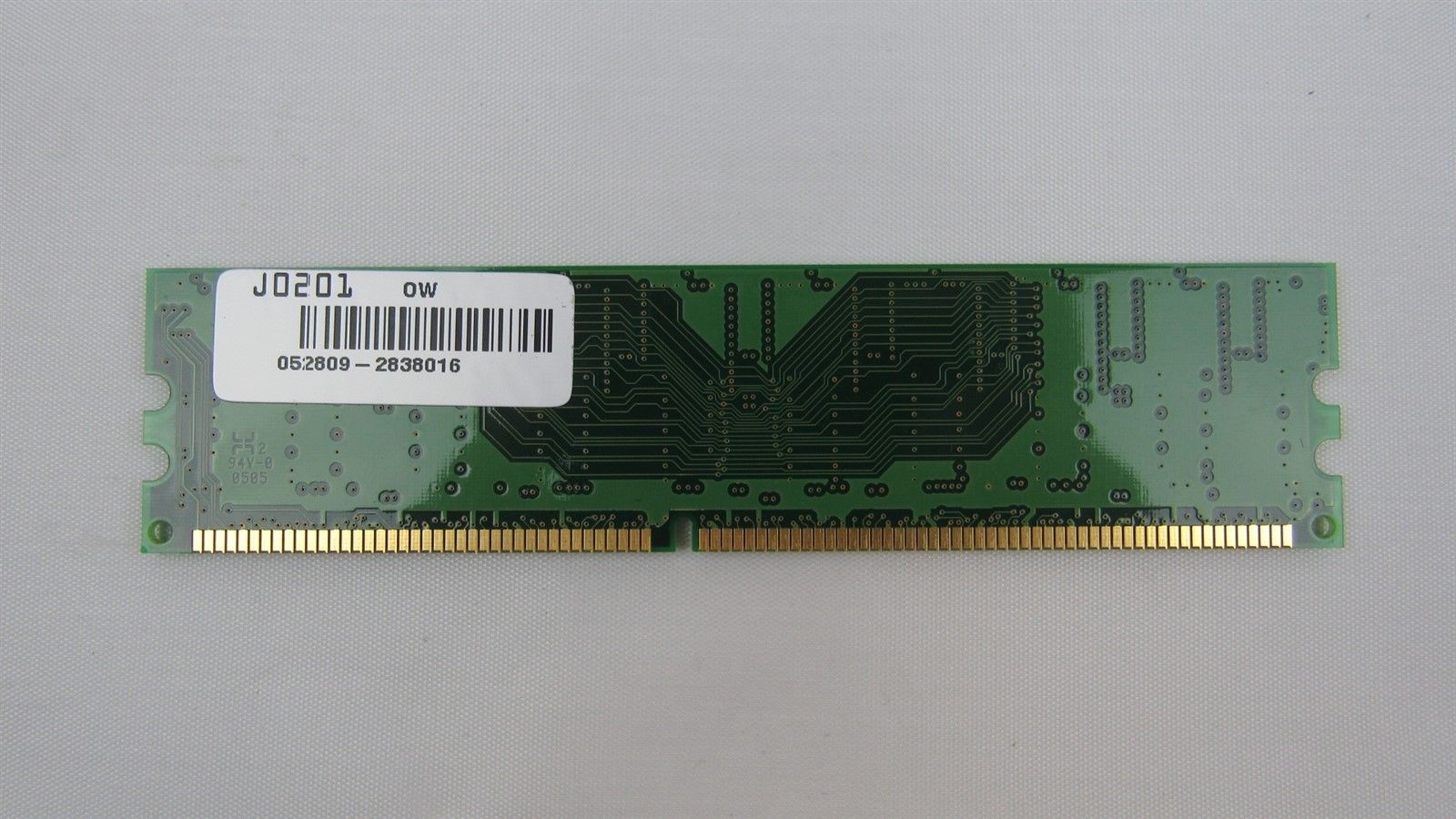 Dell 256MB PC3200 DDR-400MHz non-ECC CL3 184-Pin DIMM Memory J0201 0J0201