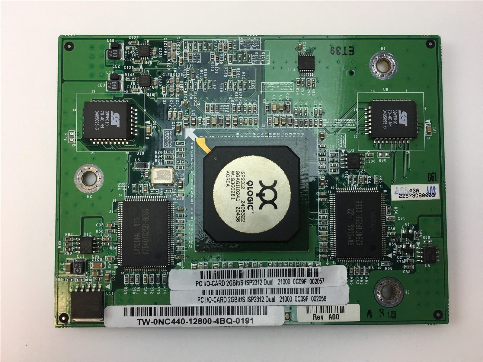 Dell Qlogic 2312 2GB FC Blade Adapter Daughter Board Card NC440 0NC440