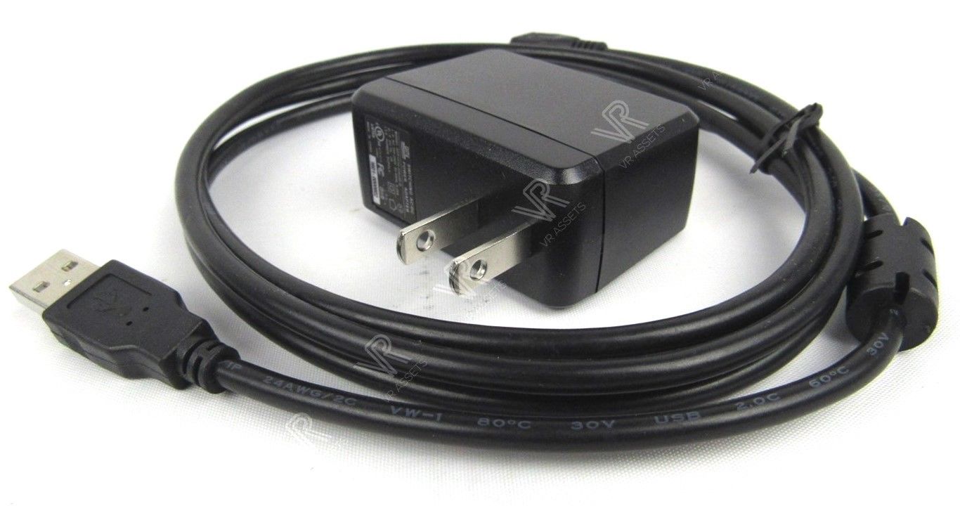 AC DC Adapter with Power Cord Black GT-P52 10.0V 2.0A JHD-AP012U-050200AB