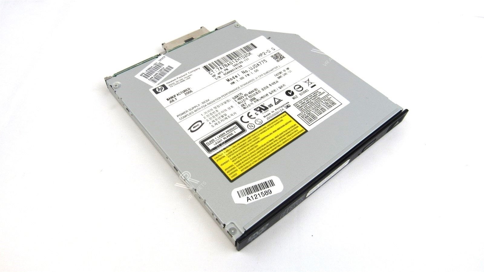 HP Compaq 398149-131 Internal Laptop DVD-RW CD-RW SATA Drive UJDA775 with Bezel