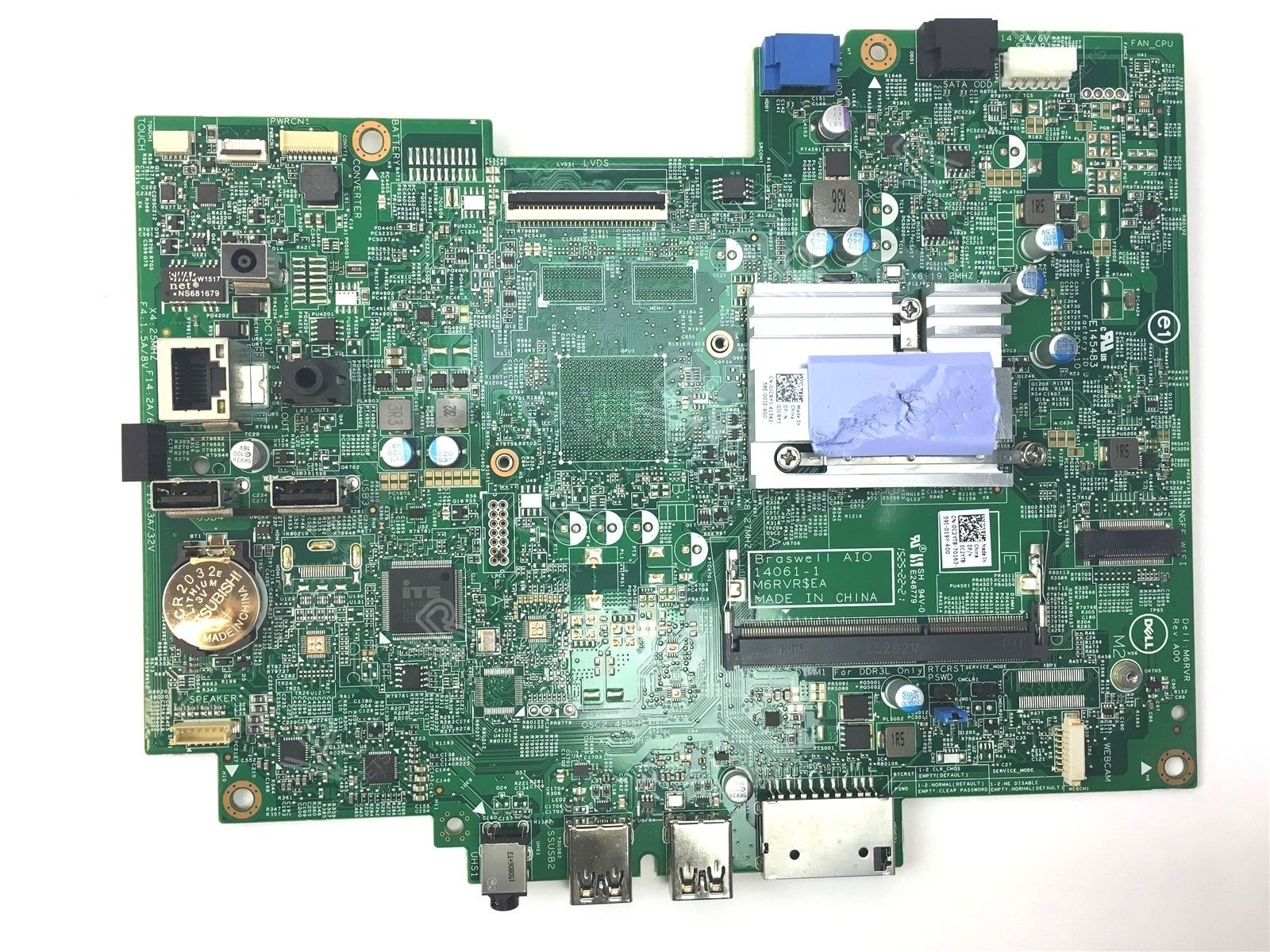 Dell Inspiron 20 3052 AIO Pentium N3700 1.6GHz CPU Motherboard C2YT8 0C2YT8