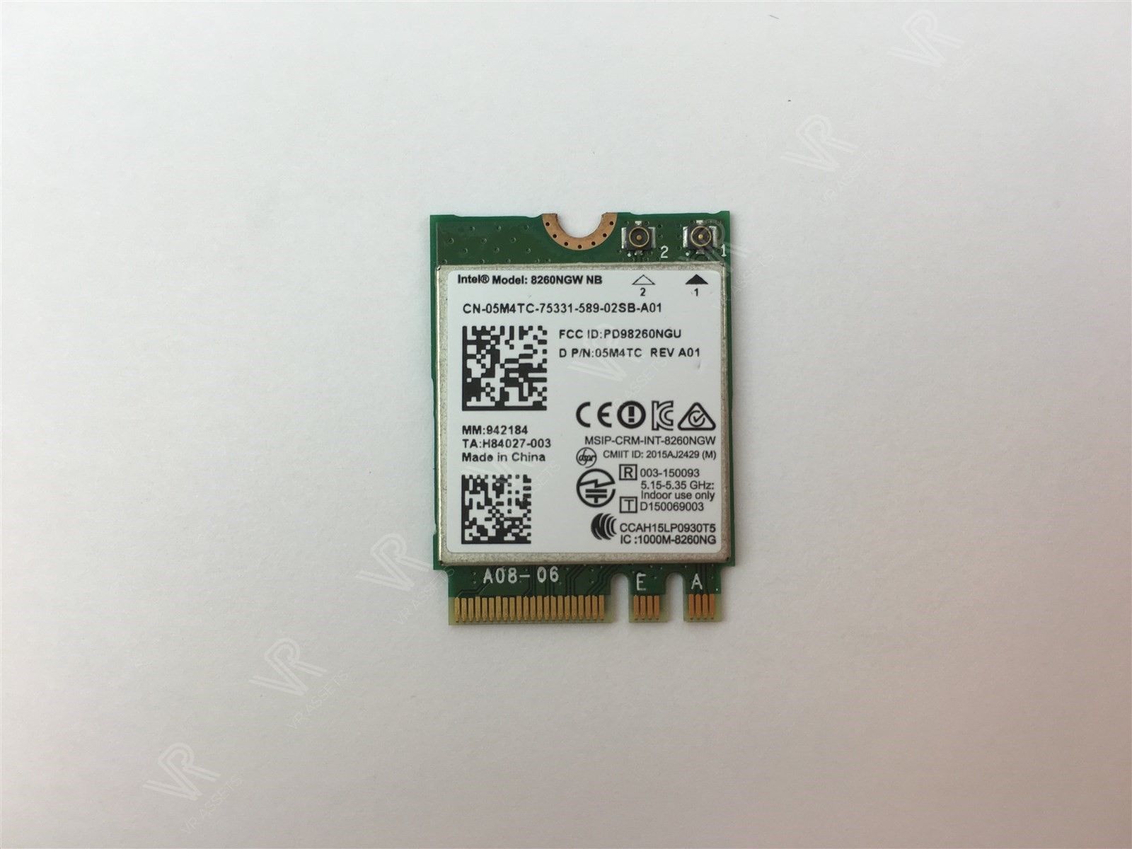 Dell 7265NGW Intel Dual Band WLAN Wifi Wireless Mini Card Bluetooth V7RMP 0V7RMP