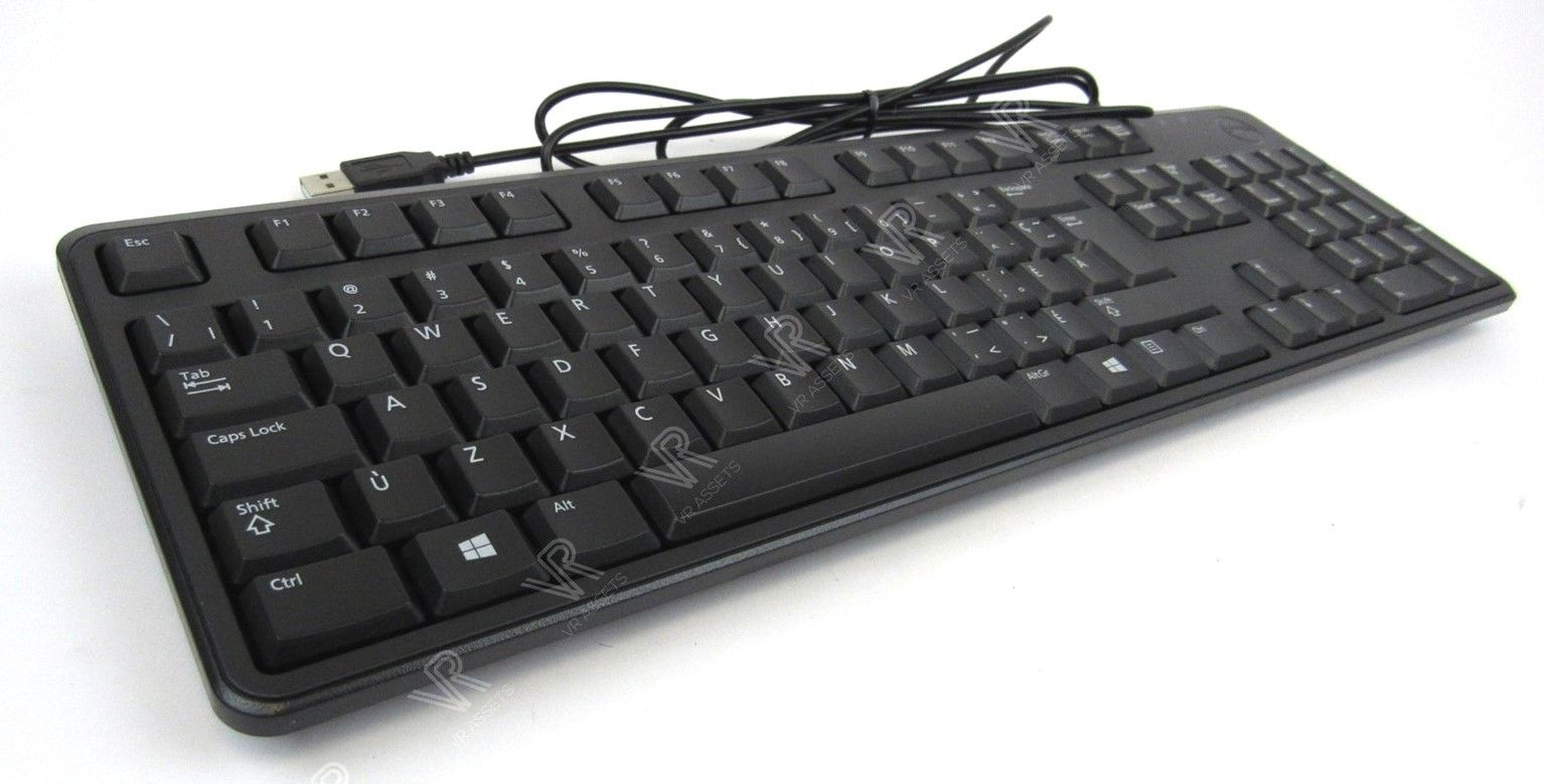 Genuine Dell KB212-B USB Canadian Multilingual Black Keyboard DJ484 0DJ484