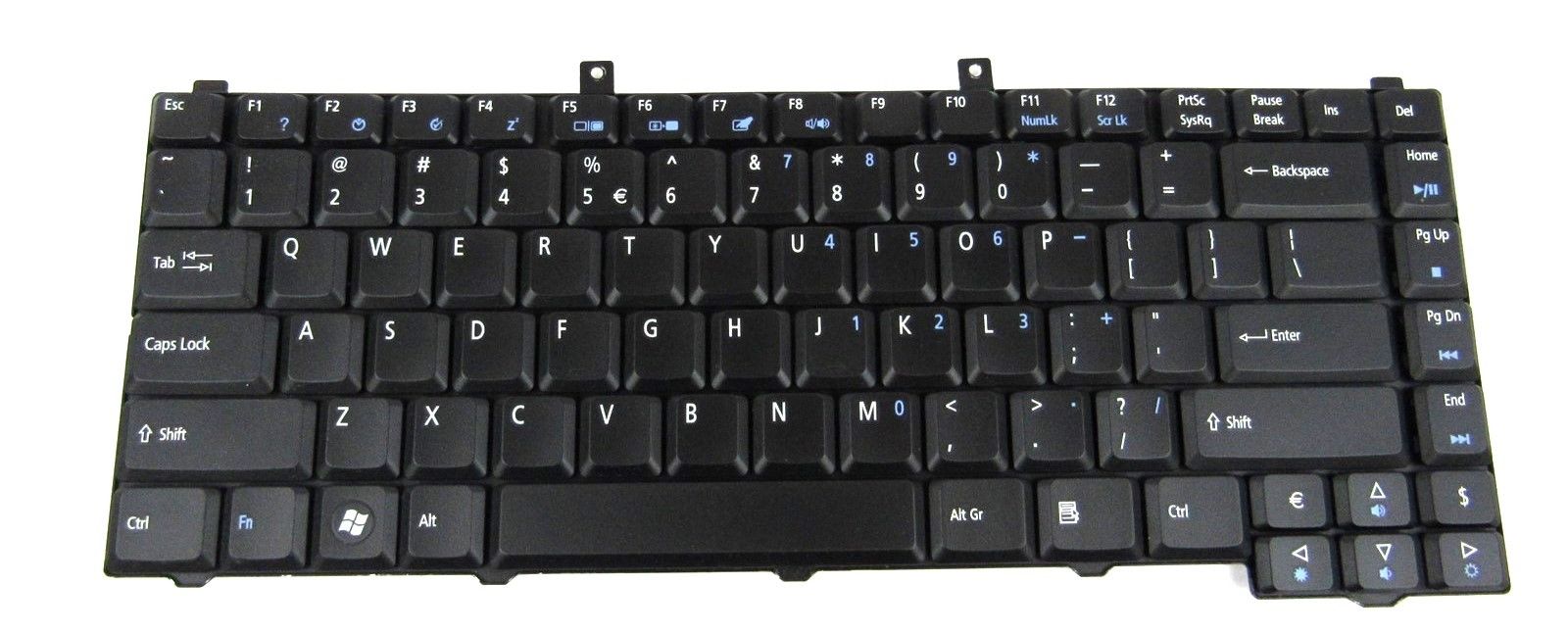 Acer Aspire 1640 1650 1680 1690 3000 3020 3050 US Keyboard Black KB.A2707.001