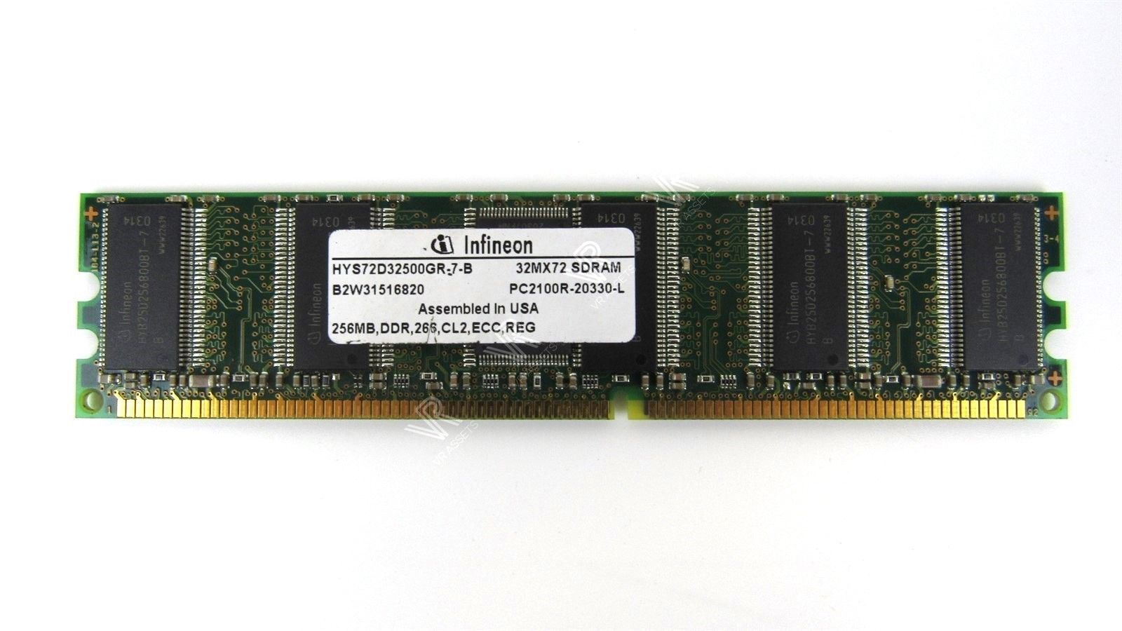 Dell 256MB PC2100 DDR-266MHz non-ECC CL2.5 184-Pin DIMM Memory 9U173 09U173