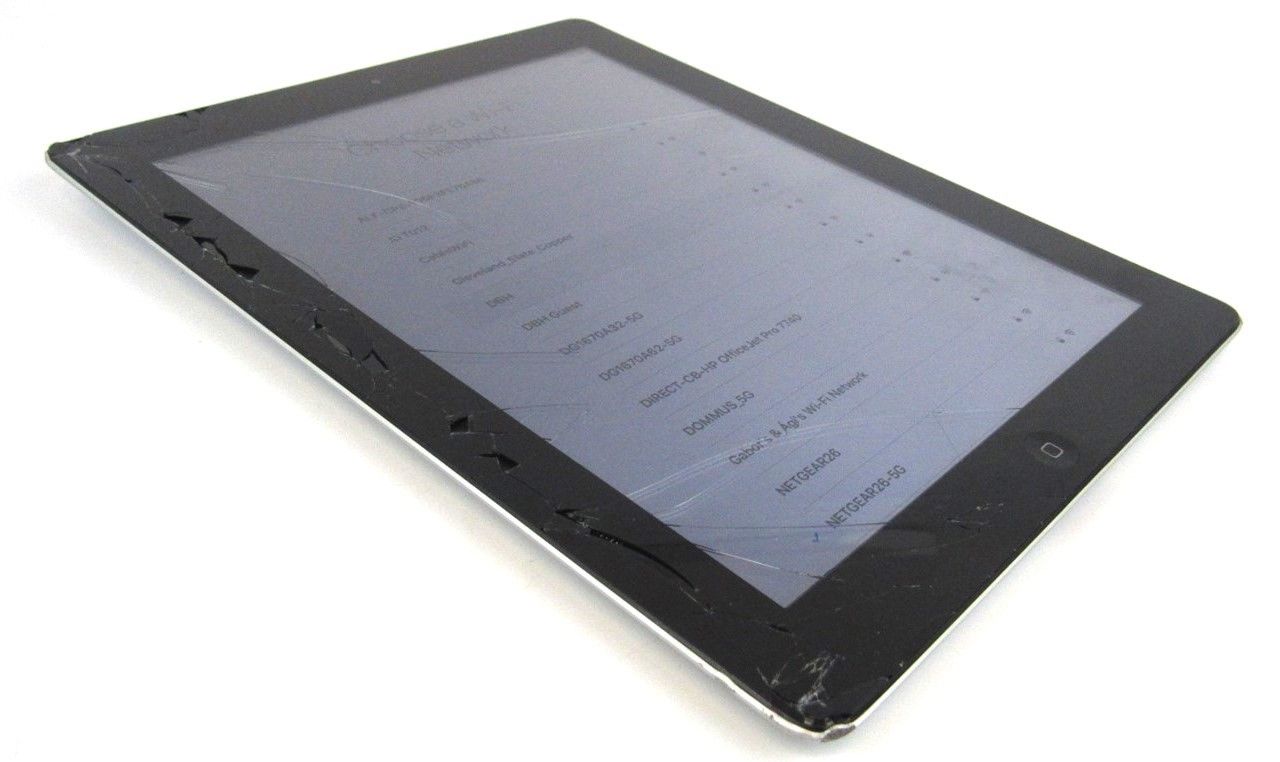 Apple iPad 2nd Gen 9.7" 16GB WiFi+3G (Verizon) Black A1397 MC755LL/A AS-IS
