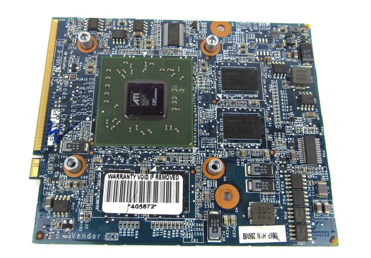HP Compaq NX9420 ATI Radeon X1600 256MB Video Card 409979-001