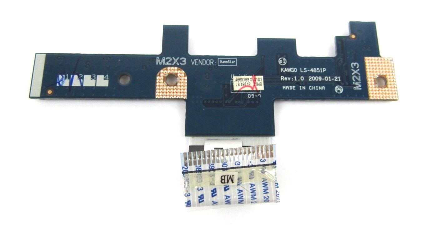 Acer Aspire 5532 5241 5516 Power Button Board LS-4851P 55.N2802.001