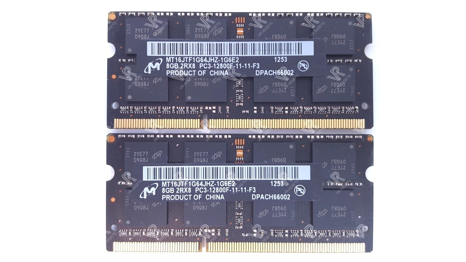 iMac A1419 2012 27" Micron 16GB (2 x 8Gb) PC3-12800F Memory MT16JTF1G64JHZ-1G6E2