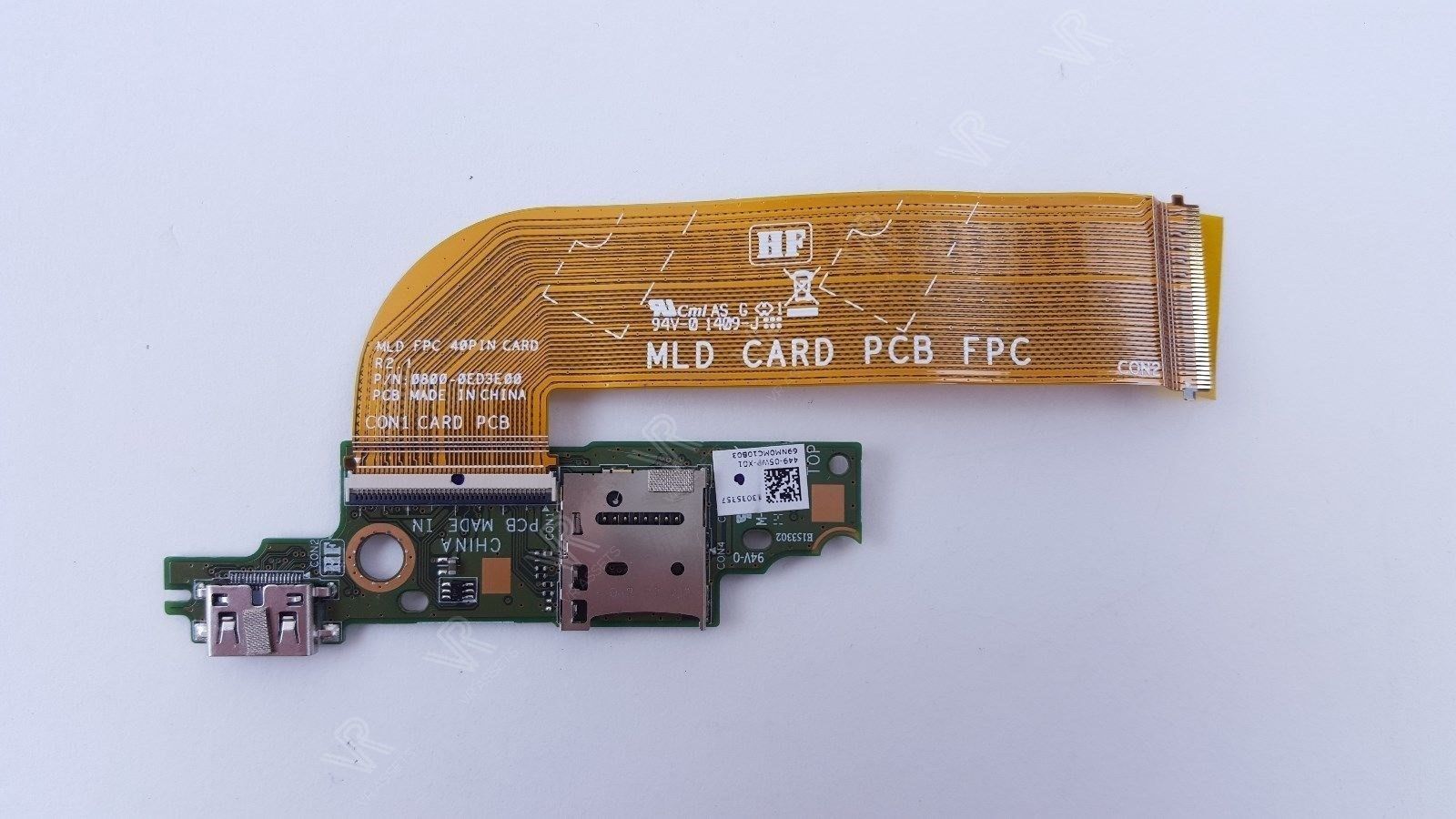 Dell Venue 11 Pro 5130 Micro SD Card Reader Board w/ Cable 69NM0MC10B03 New