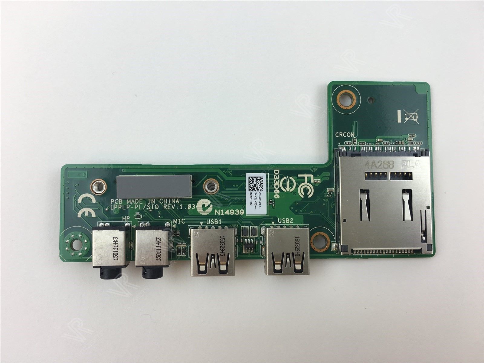 Dell XPS 2720 Dual USB Audio Side I/O Panel Card Port Board Module 7HKR8 07HKR8