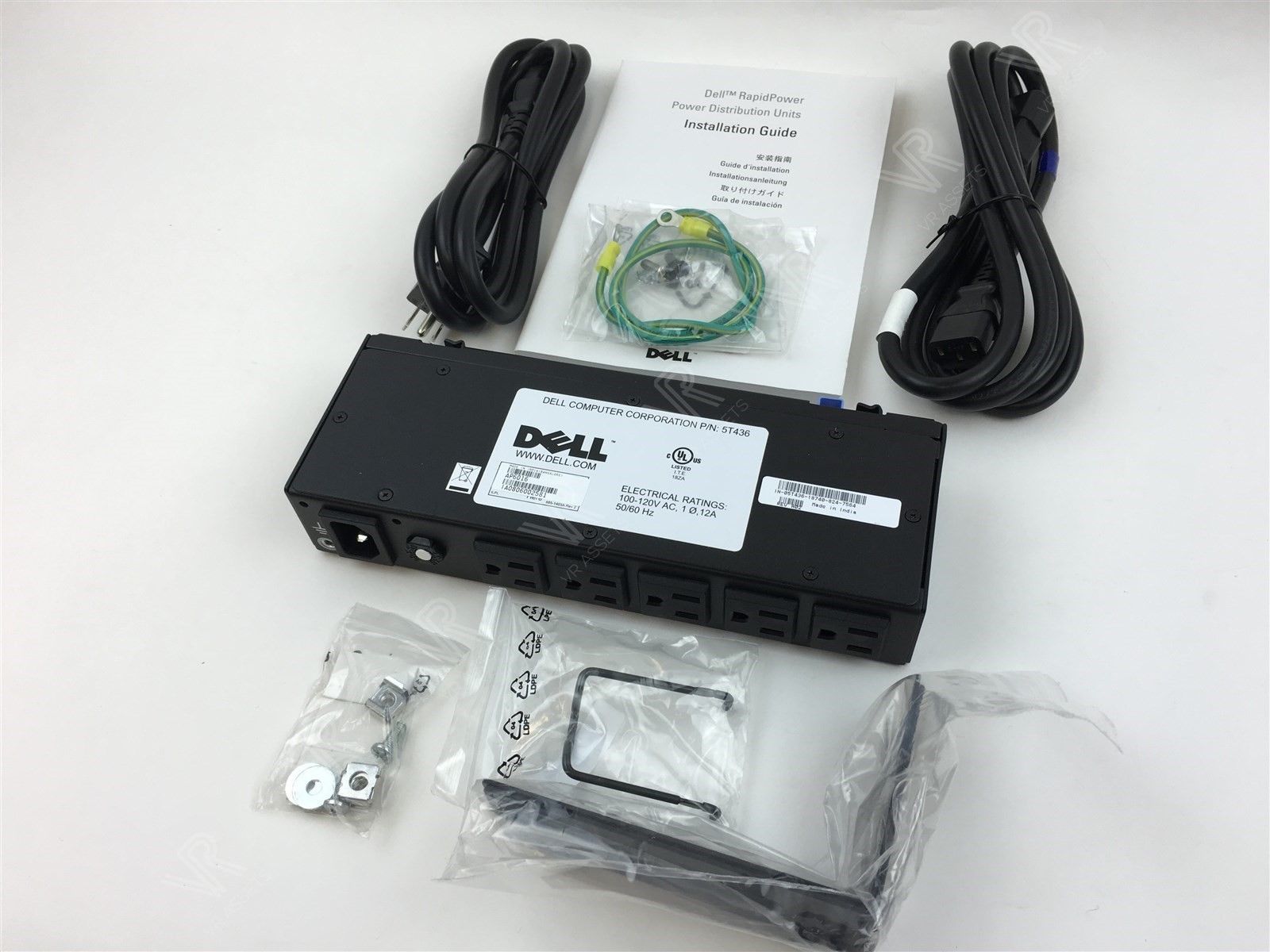 Genuine Dell Power Distribution Unit Kit 5 Port 100-120V 6T227 06T227