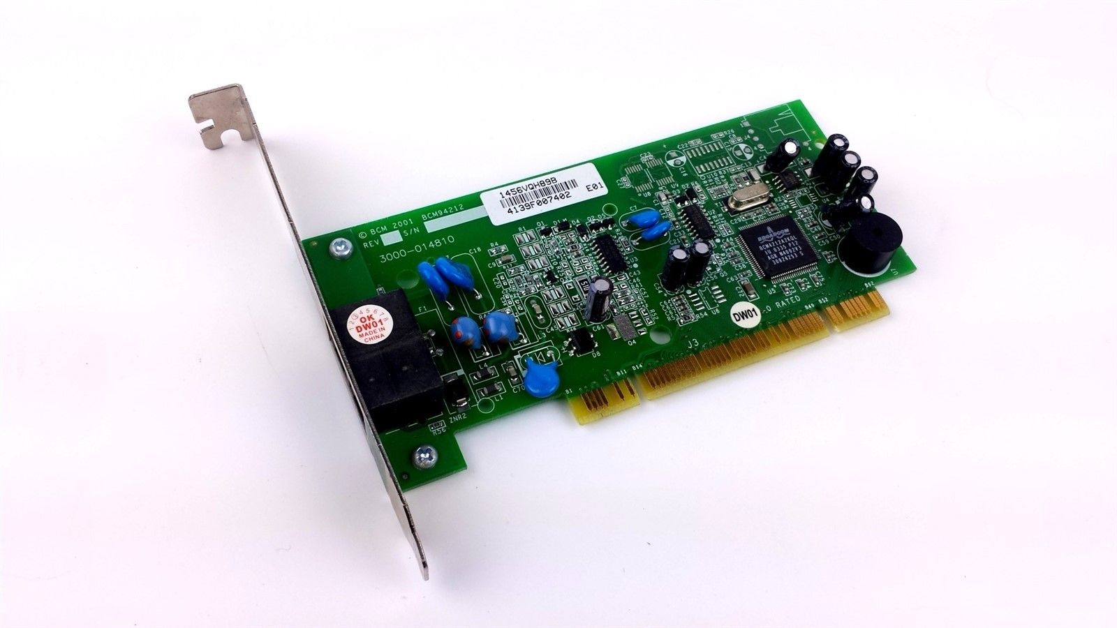 Dell Desktop Internal PCI Data Fax Modem Card 56K V.92 Broadcom BCM94212/U 4U829