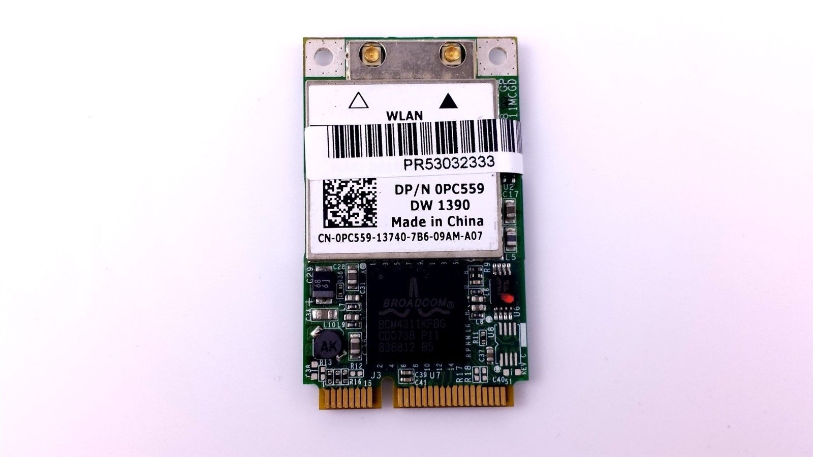 BroadCom Mini PCIe Wireless WiFi Card 802.11b/g for Dell Inspiron 1525 PC559