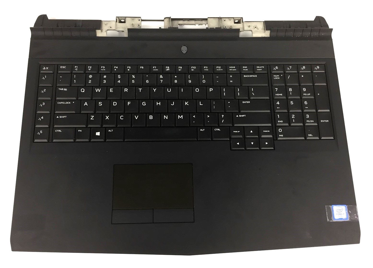 Dell Alienware 17 R4 Laptop Top Case Palmrest Touchpad Keyboard F8N1D 0F8N1D