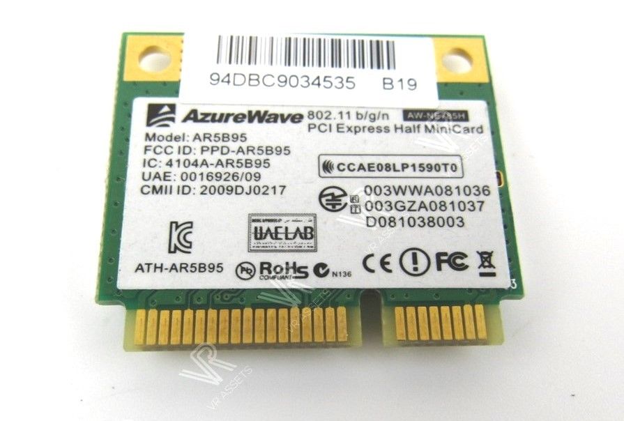 Asus G73SW-TZ088V 802.11BGN PCI Express Half Mini Card AR5B95 04G03309800F