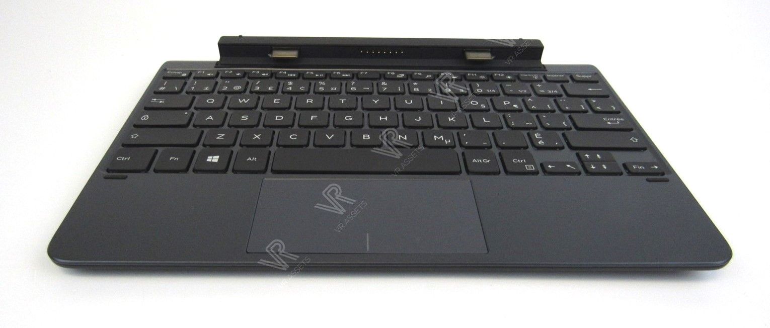 Dell Venue 10 Pro 5055 5056 Tablet French-Canadian Keyboard Dock Battery D8D4H