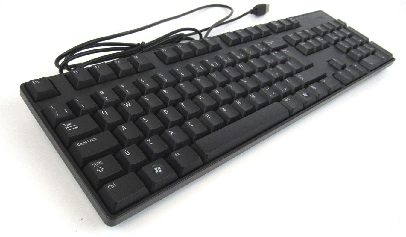 Genuine Dell Canadian Wired USB Keyboard Black L30U N245F 0N245F