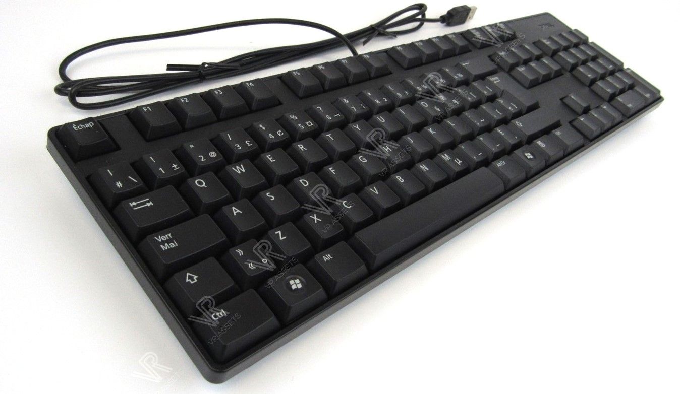 Genuine Dell French-Canadian Wired USB Keyboard Black SK-8175 T351F 0T351F
