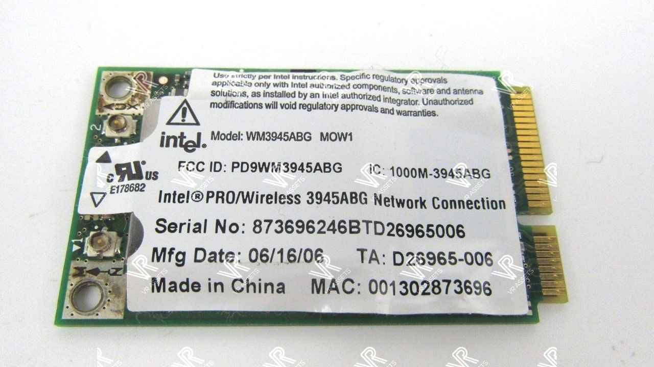 HP Pavilion DV8320 Mini-PCI Express Card WiFi 802.11 a/b/g 396331-001 407576-001