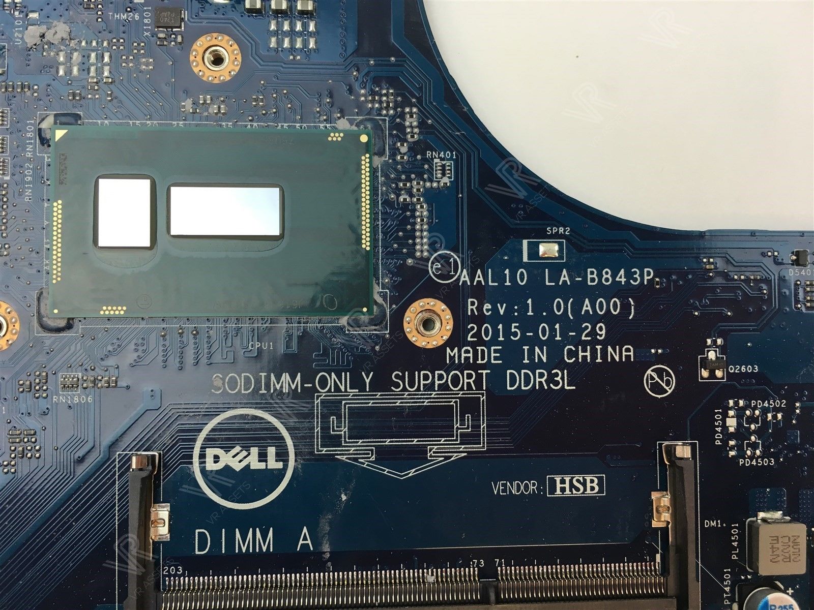 Dell Inspiron 15 5558 17 5758 i7-5500U LA-B843P Laptop Motherboard RC3PN 0RC3PN