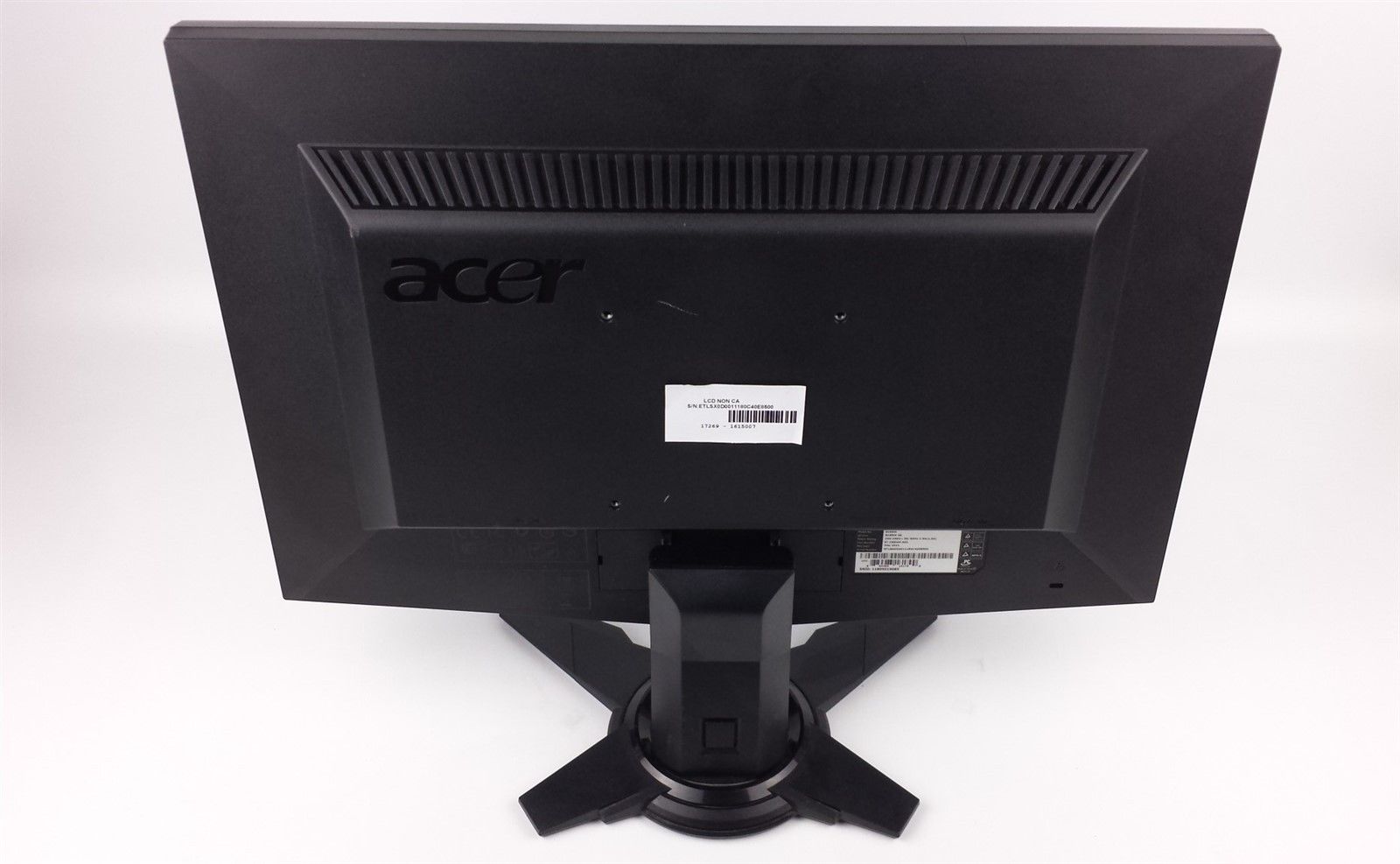Acer Display G195W LCD Computer Monitor 19" with Power and VGA Cord