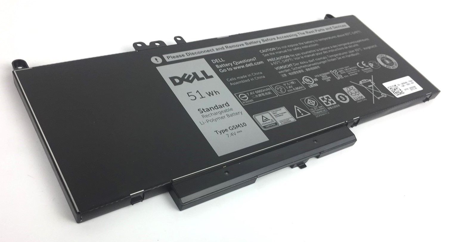 Dell Latitude E5450 E5450 Battery 11.1V 51Wh 4-Cell Type G5M10 0K9GVN K9GVN
