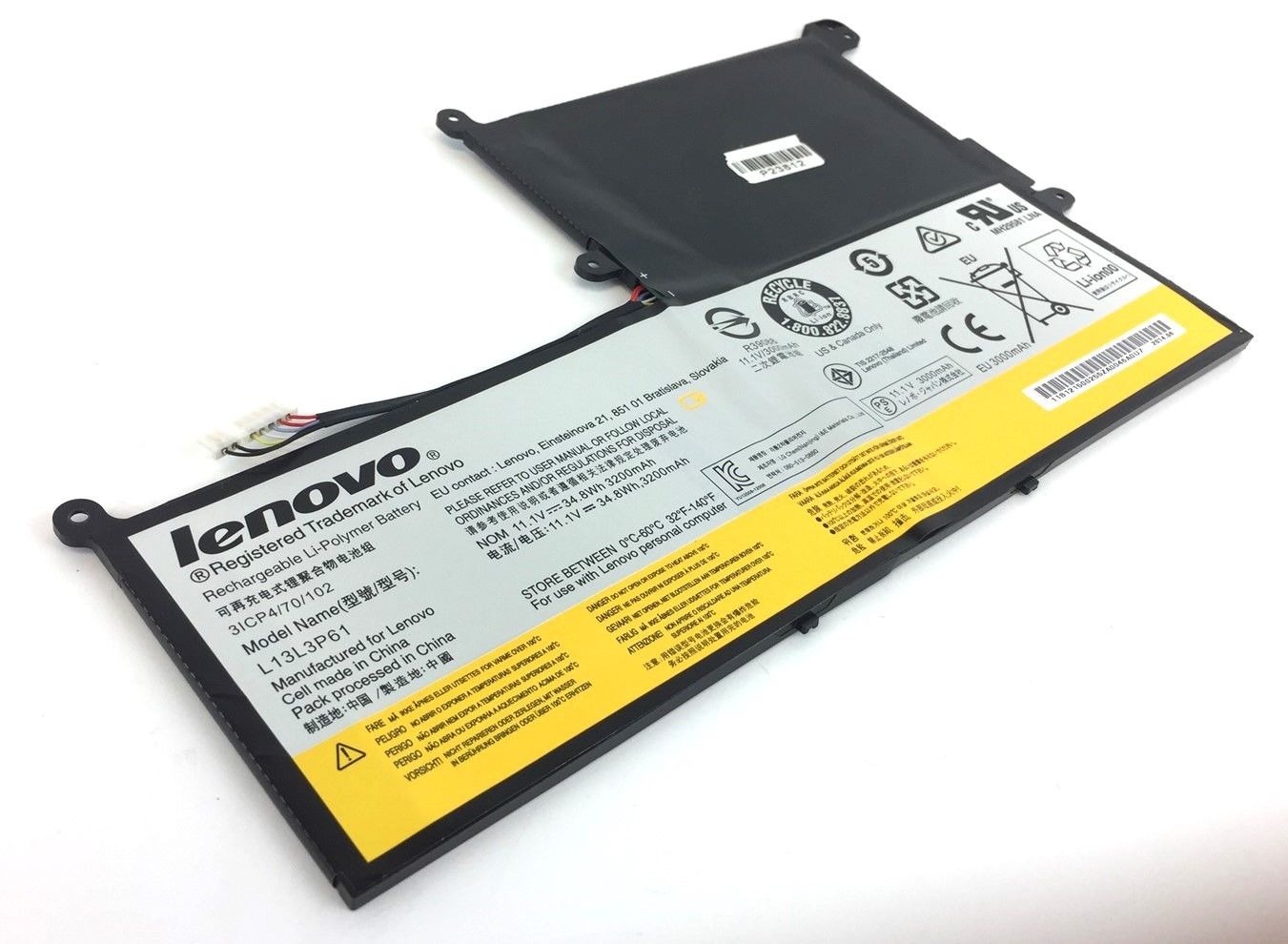 Lenovo Chromebook N20P Series Laptop Battery 3200mAh 11.1V 34.8Wh L13L3P61