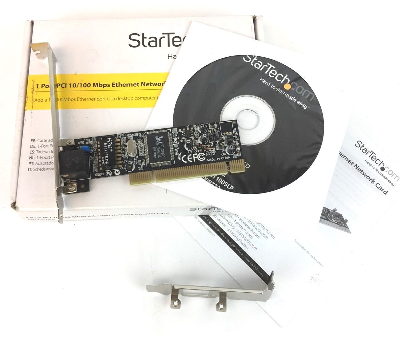StarTech.com ST100S 1 Port PCI 10/100 Mbps Ethernet Network Adapter