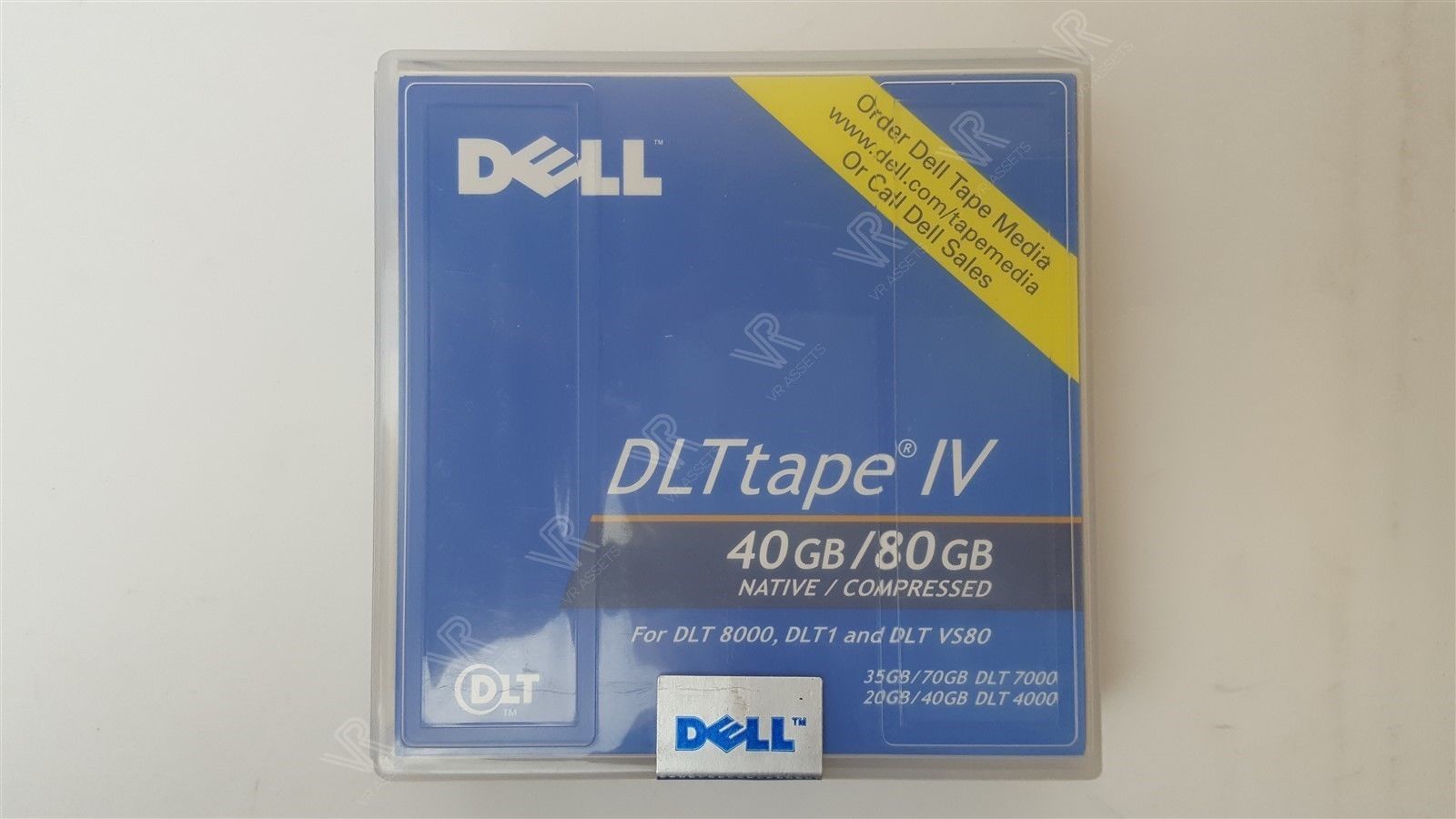 Dell DLTtape IV DLT 8000, DLT1 DLT VS80 Tape Data Cartridge 40Gb/80Gb 9W080