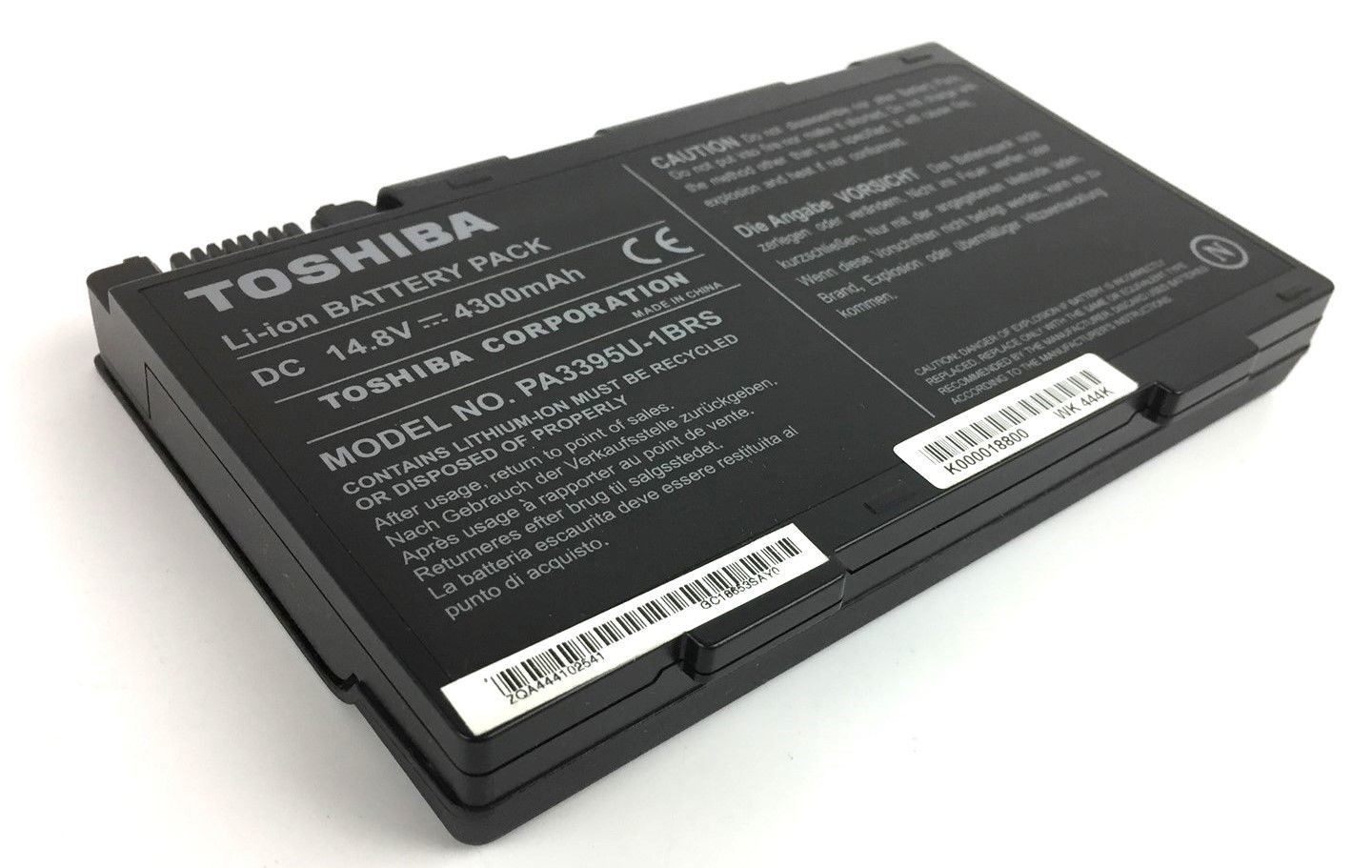 Toshiba Satellite M30X M35X M40X Battery Pack 14.8V 4300mAh PA3395U-1BRS