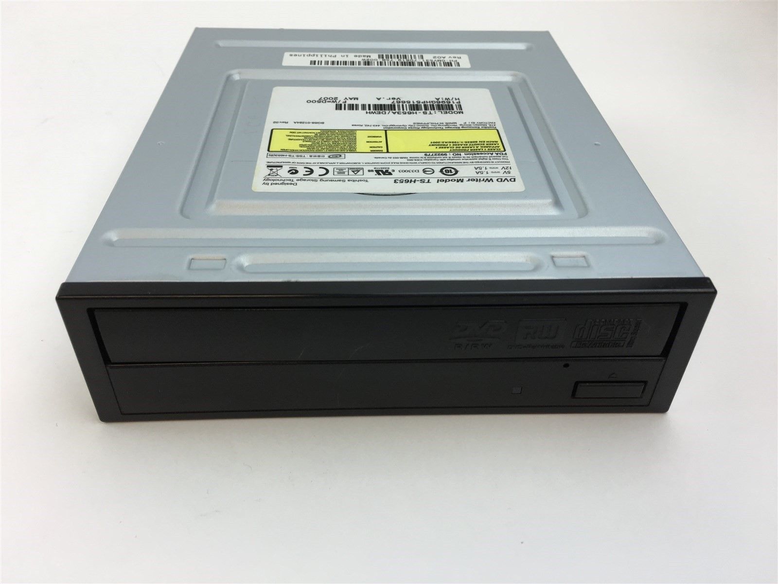 HP Toshiba Samsung 20x DVD-RW SATA Burner Optical Drive TS-H653 MY531 0MY531